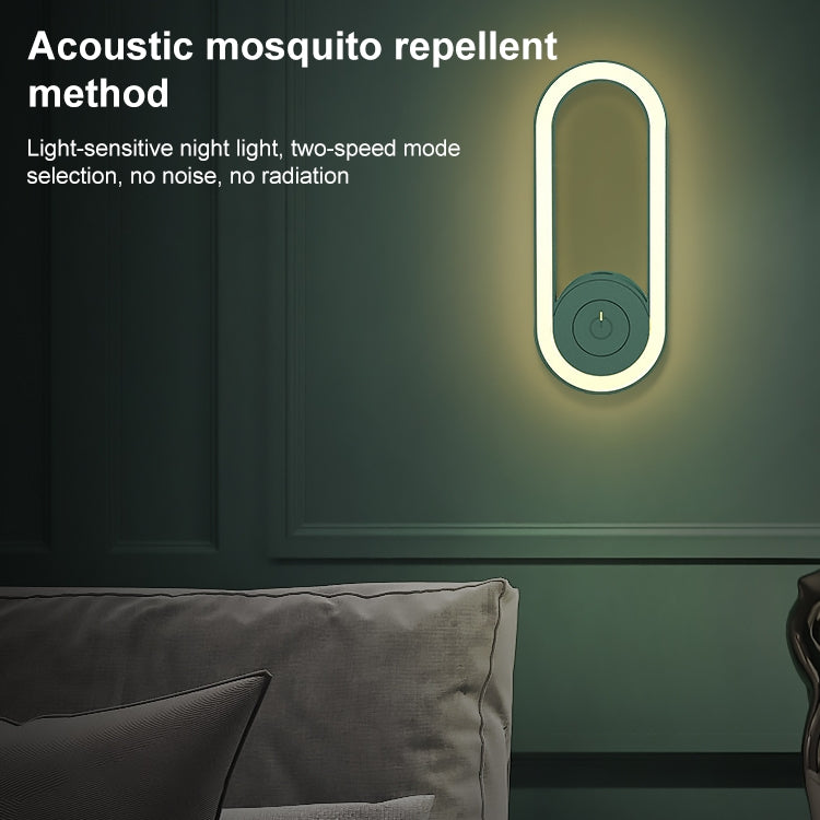 TS-06-13 Ultrasonic Mosquito Repellent Electronic Night Light Mosquito Repellent US Plug(White) - Repellents by PMC TechLife | Online Shopping South Africa | PMC TechLife | Buy Now Pay Later Mobicred