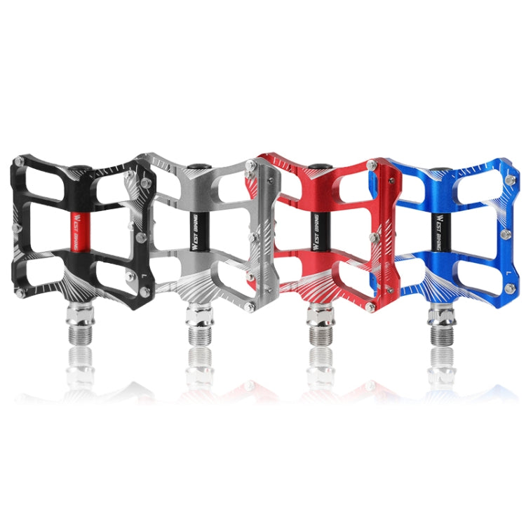 WEST BIKING YP0802080 Bicycle Aluminum Alloy Pedal Riding Foot Pedal Bicycle Accessories(Black) - free shipping - PMc TechLife - Order now!