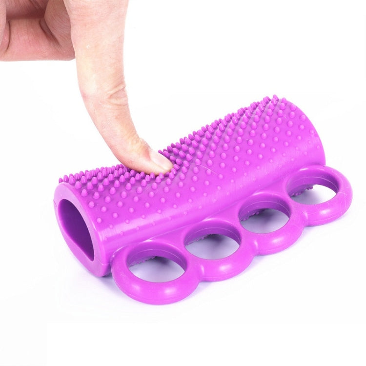 Hemiplegia Finger Strength Rehabilitation Training Silicone Grip Device Adult Finger Massage Grip Ball(Purple) - free shipping - PMC TechLife - Order now!