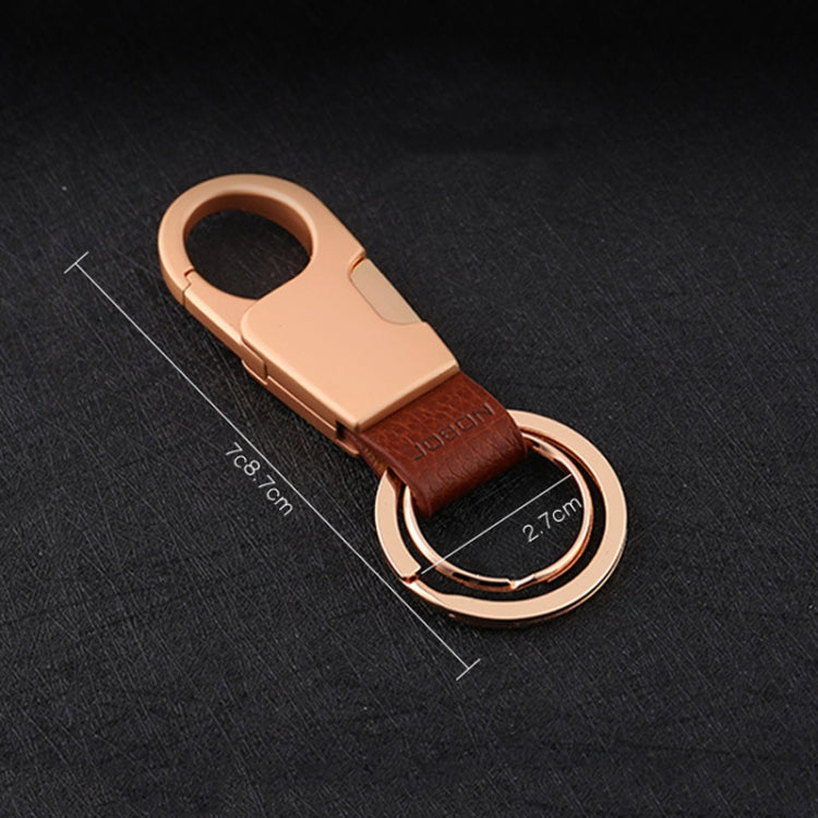 JOBON ZB-028YSK Car Keychain Men Waist Hangs Side Press Keychain(Black Nickel) - Key Rings by JOBON | Online Shopping South Africa | PMC TechLife | Buy Now Pay Later Mobicred