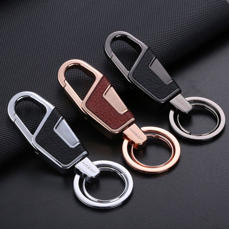 JOBON ZB-6611 Car Keychain Men Waist Hanging Keychain Simple Key Rings(Golden) - Key Rings by JOBON | Online Shopping South Africa | PMC TechLife | Buy Now Pay Later Mobicred