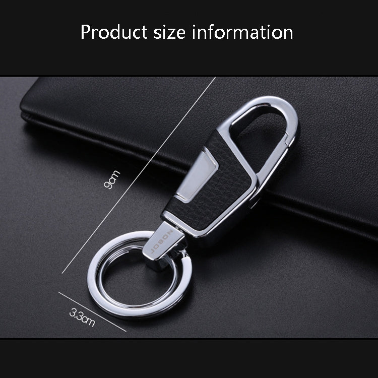 JOBON ZB-6611 Car Keychain Men Waist Hanging Keychain Simple Key Rings(Black) - Key Rings by JOBON | Online Shopping South Africa | PMC TechLife | Buy Now Pay Later Mobicred