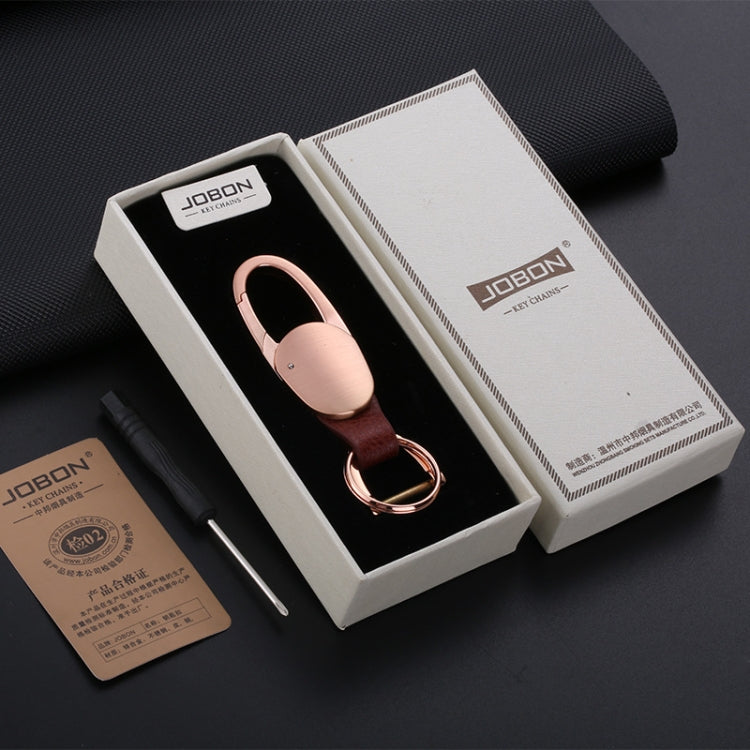 JOBON ZB-167A Horseshoe Car Keychain Men Metal Waist Hanging Keychain(Black) - Key Rings by JOBON | Online Shopping South Africa | PMC TechLife | Buy Now Pay Later Mobicred