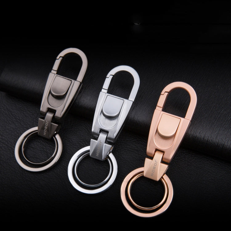 JOBON ZB-071 Men Waist Hang Keychain Simple Car Key Chain Pendant Keychain(Brown Chrome) - Key Rings by JOBON | Online Shopping South Africa | PMC TechLife | Buy Now Pay Later Mobicred