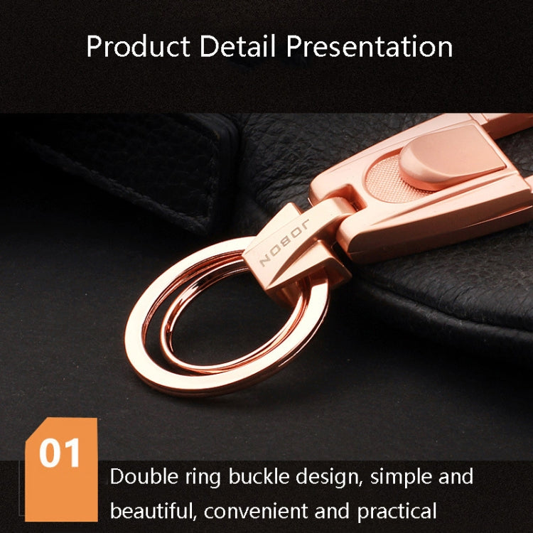 JOBON ZB-071 Men Waist Hang Keychain Simple Car Key Chain Pendant Keychain(Black) - Key Rings by JOBON | Online Shopping South Africa | PMC TechLife | Buy Now Pay Later Mobicred