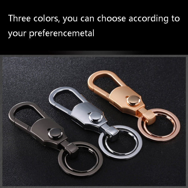 JOBON ZB-098 Car Keychain Men Waist Holding Key Pendant Ring(Brown Chrome) - Key Rings by JOBON | Online Shopping South Africa | PMC TechLife | Buy Now Pay Later Mobicred