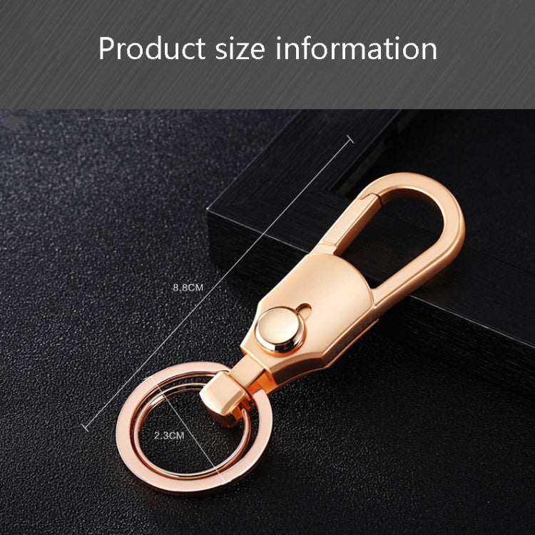 JOBON ZB-098 Car Keychain Men Waist Holding Key Pendant Ring(Brown Chrome) - Key Rings by JOBON | Online Shopping South Africa | PMC TechLife | Buy Now Pay Later Mobicred