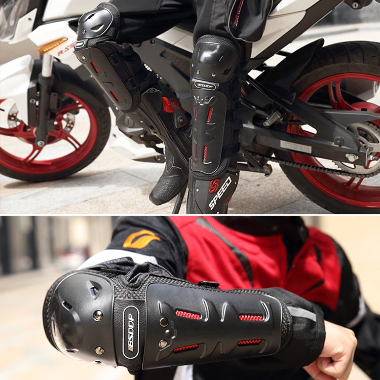 4 PCS / Set BSDDP MDL1002 Motorcycle Knee Knee Elbow Pads Protective Gear Autumn Winter Warm Anti-Falling Leg Equipment - Protective Gear by PMC Jewellery | Online Shopping South Africa | PMC Jewellery | Buy Now Pay Later Mobicred