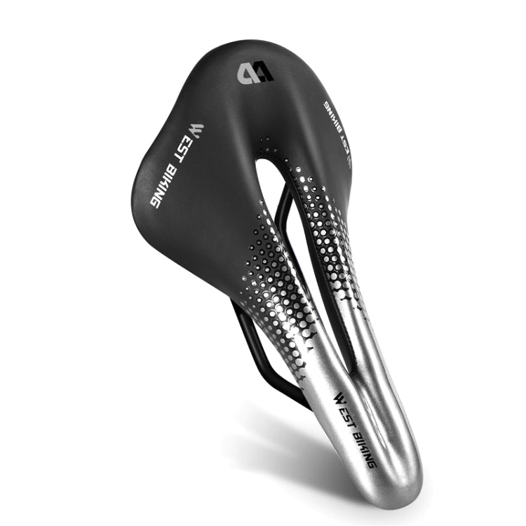 WEST BIKING YP0801117 Bike Cushion Riding Comfort Road Car Mountain Bike Seat Cushion Accessories, Size: Free Size(Black  Silver) - free shipping - PMc TechLife - Order now!