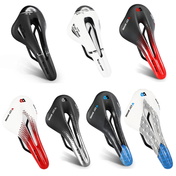WEST BIKING YP0801117 Bike Cushion Riding Comfort Road Car Mountain Bike Seat Cushion Accessories, Size: Free Size(Black Red) - Bicycle Saddle by WEST BIKING | Online Shopping South Africa | PMc TechLife | Buy Now Pay Later Mobicred