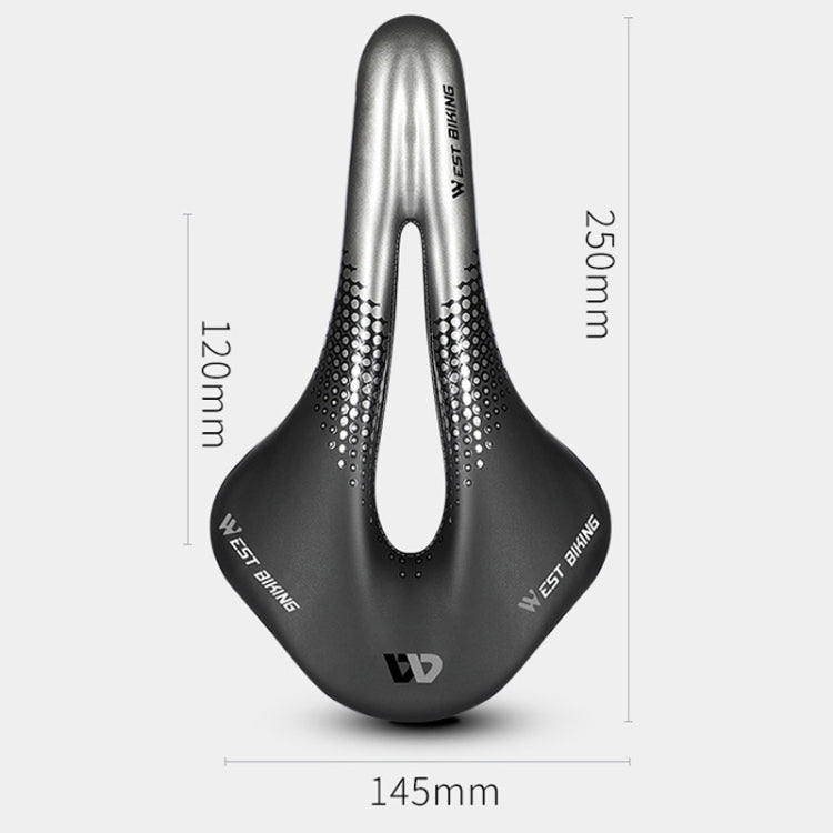 WEST BIKING YP0801117 Bike Cushion Riding Comfort Road Car Mountain Bike Seat Cushion Accessories, Size: Free Size(White Black) - free shipping - PMc TechLife - Order now!