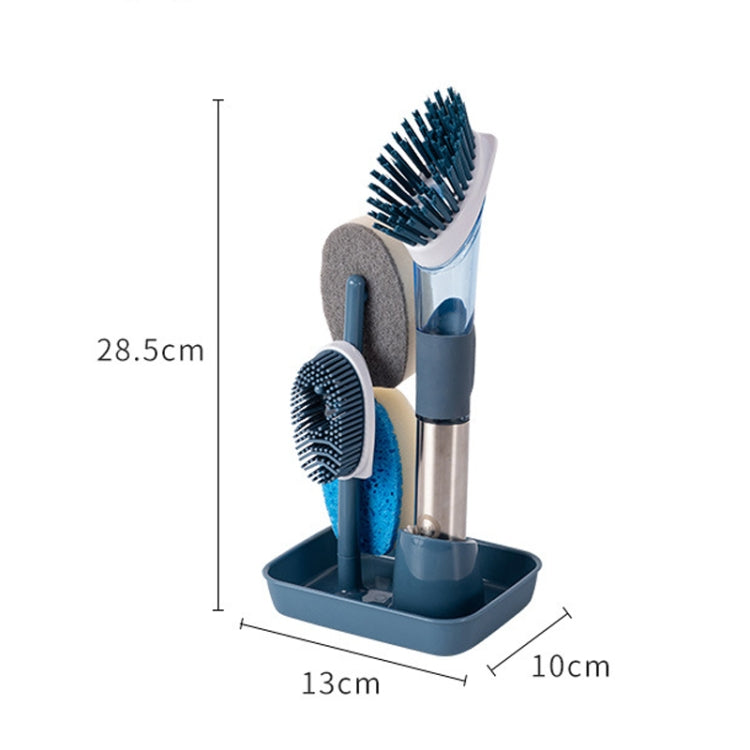 Kitchen Oil Dirty Pan Brush Can Add Detergent Sponge Brush Long Handle Cleaning Brush(Pink) - Cleaning Tools by PMc TechLife | Online Shopping South Africa | PMc TechLife | Buy Now Pay Later Mobicred