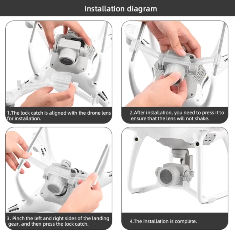 Camera Gimbal Lock Buckle Lock Holder Protection Cover For DJI Phantom 4 Pro -  by PMC Jewellery | Online Shopping South Africa | PMC Jewellery | Buy Now Pay Later Mobicred