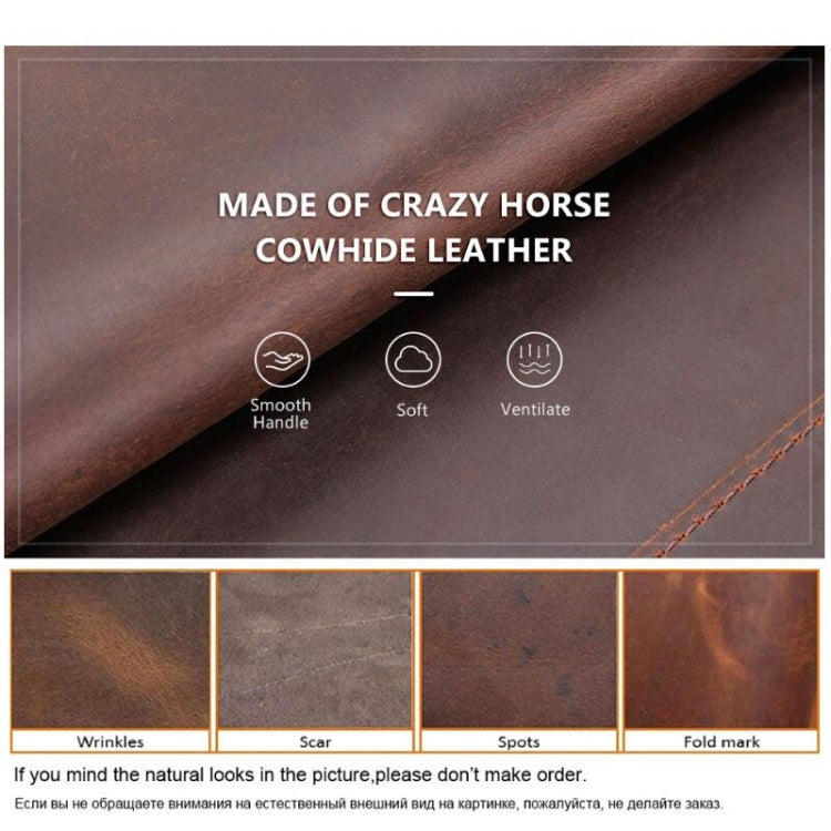 CONTACTS FAMILY CF2002 Retro Crazy Horse Texture Multifunctional Protective Cover  Leather Tablet Case for iPad Pro 12.9 2020 / 2021 / 2018(Coffee) - free shipping - PMc TechLife - Order now!