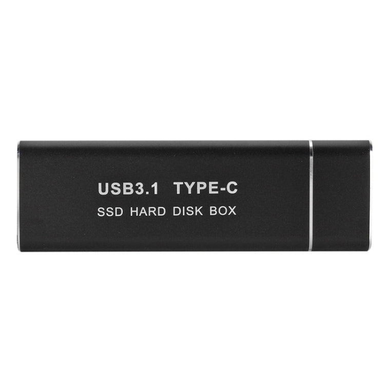 F018C M.2 NGFF To USB3.1 SSD Solid Aluminum Type-C Mobile Hard Drive Enclosure(Silver) - HDD Enclosure by PMC TechLife | Online Shopping South Africa | PMC TechLife | Buy Now Pay Later Mobicred