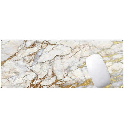 400x900x5mm Marbling Wear-Resistant Rubber Mouse Pad(Black Gold Marble) - Mouse Pads by PMC Jewellery | Online Shopping South Africa | PMC Jewellery | Buy Now Pay Later Mobicred