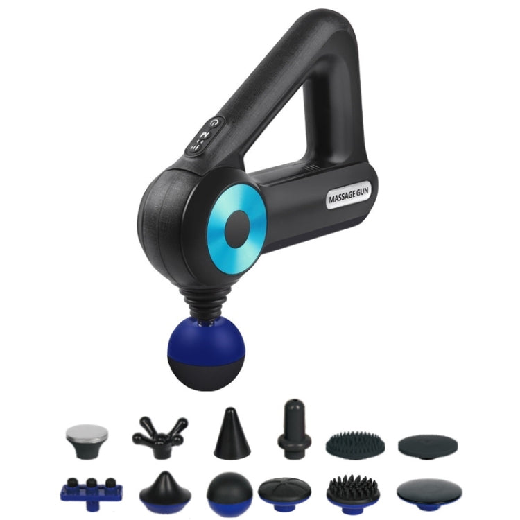 SL-8890 Triangle Fascia Muscle Relaxer Household Electric Fitness Massager, Specification: US Plug(Blue) - free shipping - PMC TechLife - Order now!