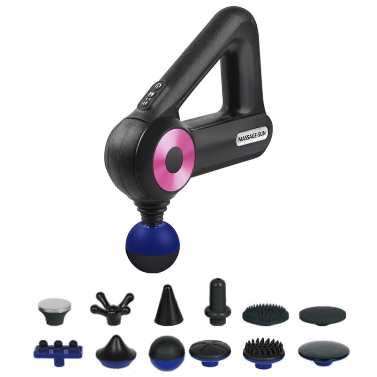 SL-8890 Triangle Fascia Muscle Relaxer Household Electric Fitness Massager, Specification: US Plug(Red) - free shipping - PMC TechLife - Order now!