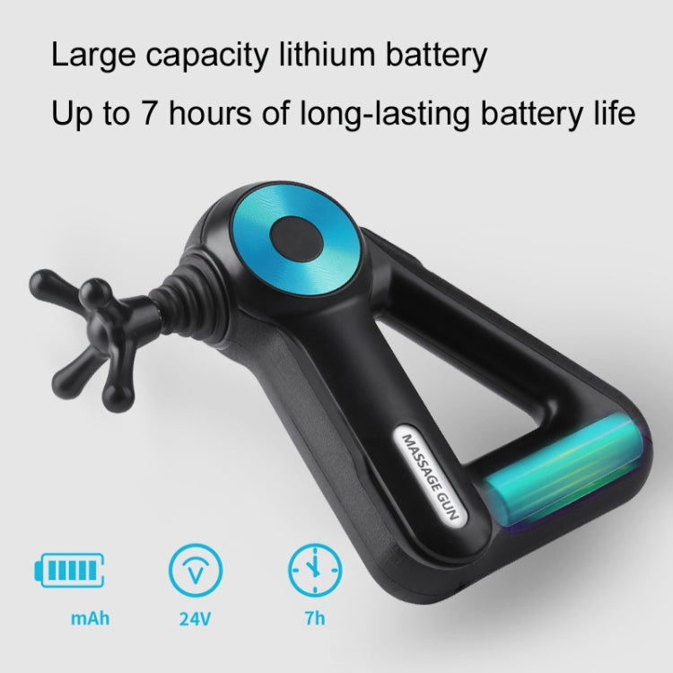 SL-8890 Triangle Fascia Muscle Relaxer Household Electric Fitness Massager, Specification: US Plug(Blue) - free shipping - PMC TechLife - Order now!
