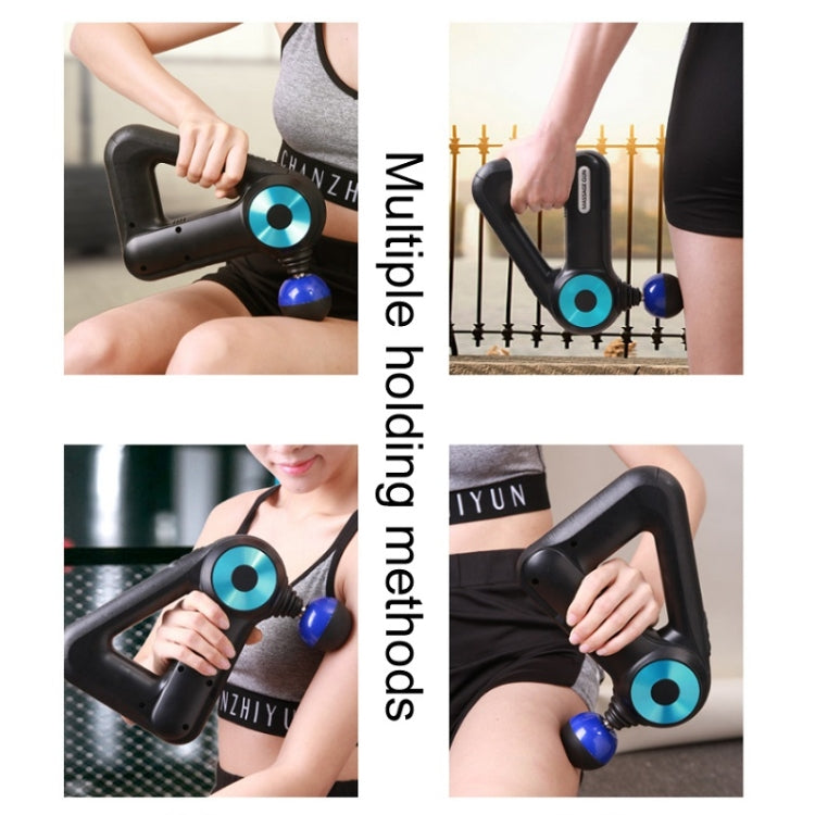 SL-8890 Triangle Fascia Muscle Relaxer Household Electric Fitness Massager, Specification: EU Plug(Red) - free shipping - PMC TechLife - Order now!