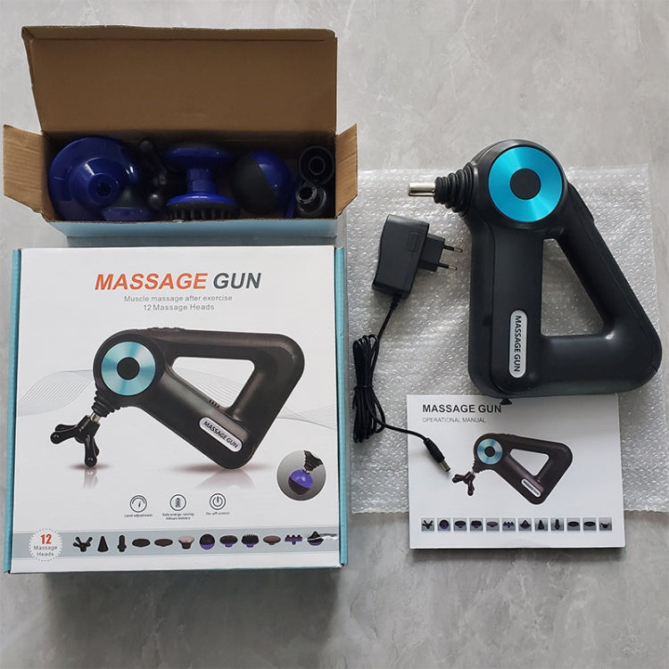 SL-8890 Triangle Fascia Muscle Relaxer Household Electric Fitness Massager, Specification: EU Plug(Golden) - free shipping - PMC TechLife - Order now!