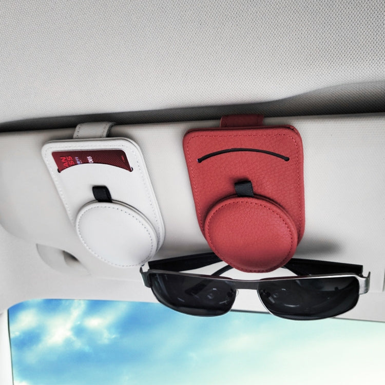 538 Car Glasses Clip Car Sun Visor Card Storage Clip(Gray) - Sunglasses & Glasses Clips by PMC TechLife | Online Shopping South Africa | PMC TechLife | Buy Now Pay Later Mobicred