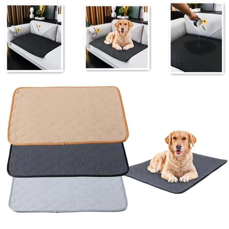 100x67cm Car Pet Injection Pad Waterproof Pad Cat Dog Sofa Waterproof Diapholic Carpet Water Absorbing Pad(Gray) - Seat Accessories by PMC Jewellery | Online Shopping South Africa | PMC Jewellery | Buy Now Pay Later Mobicred