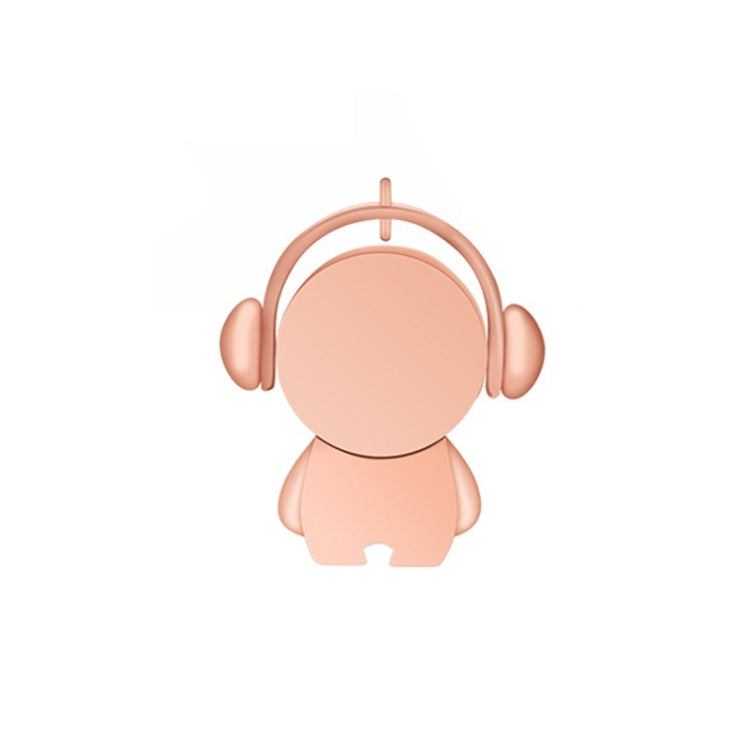 Y01 Metal Musician Car Cartoon Style U Disk, Capacity: 32GB(Rose Gold) - free shipping - PMC TechLife - Order now!