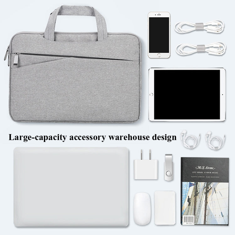 BUBM FMBX Laptop Liner Bag Business Computer Bag Large-Capacity Computer Handbag, Size: 11/12 inch(Gray) - 12.1 inch by BUBM | Online Shopping South Africa | PMC TechLife | Buy Now Pay Later Mobicred