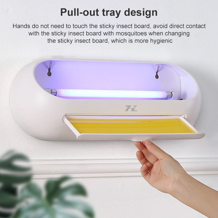 HanZhang Sticky Trap Mosquito Lamp Restaurant Hotel Hanging Electronic Fly Killer CN Plug, Specification: White 16W Double Lamp Tube 4 Light Tube - Repellents by PMC TechLife | Online Shopping South Africa | PMC TechLife | Buy Now Pay Later Mobicred
