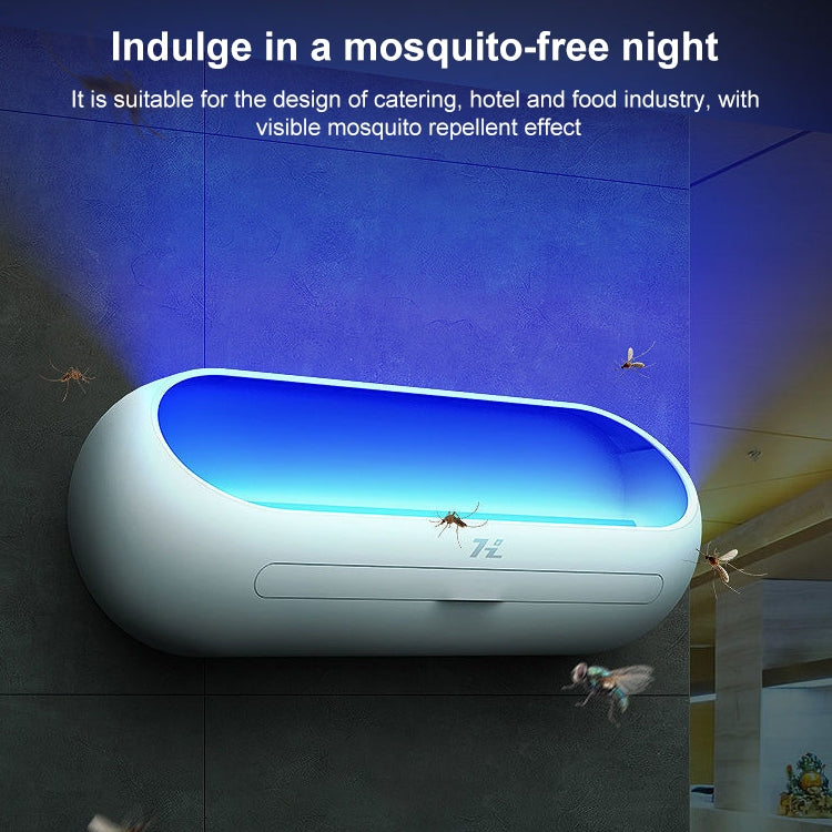 HanZhang Sticky Trap Mosquito Lamp Restaurant Hotel Hanging Electronic Fly Killer CN Plug, Specification: Avocado Green 8W Single Lamp Tube 2 Light Tube - Repellents by PMC Jewellery | Online Shopping South Africa | PMC Jewellery | Buy Now Pay Later Mobicred