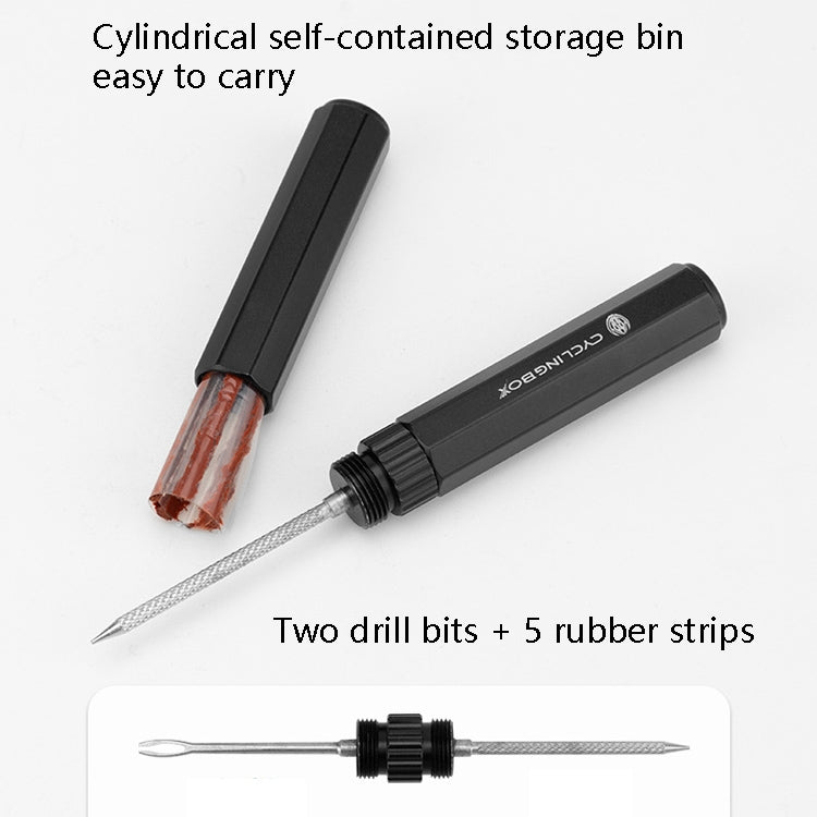CYCLINGBOX Bicycle Repair Tool Portable Emergency Tire Strip Maintenance Tire Rod(Titanium Color) - Maintenance tools by CYCLINGBOX | Online Shopping South Africa | PMc TechLife | Buy Now Pay Later Mobicred