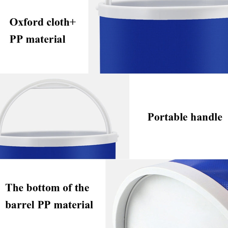 3 PCS 11L Car Folding Telescopic Bucket Portable Car Washing Special Bucket Outdoor Travel Fishing Bucket - Stowing Tidying by PMC TechLife | Online Shopping South Africa | PMC TechLife | Buy Now Pay Later Mobicred