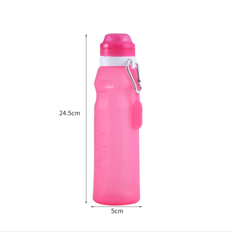 XC-282 600ml Silicone Folding Cup Out Camping Cycling Sports Kettle(Pink) - free shipping - PMC TechLife - Order now!