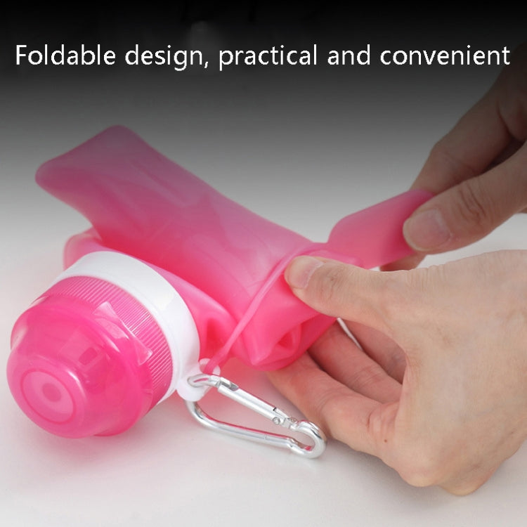 XC-282 600ml Silicone Folding Cup Out Camping Cycling Sports Kettle(Grapefruit Color) - Kettles by PMC TechLife | Online Shopping South Africa | PMC TechLife | Buy Now Pay Later Mobicred
