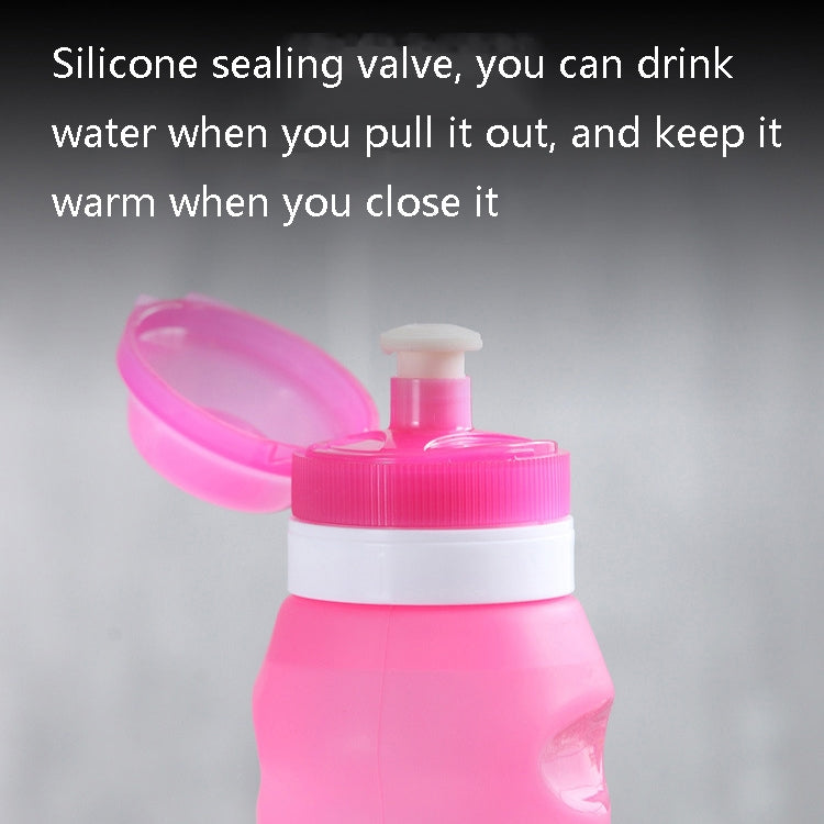 XC-282 600ml Silicone Folding Cup Out Camping Cycling Sports Kettle(Pink) - free shipping - PMC TechLife - Order now!