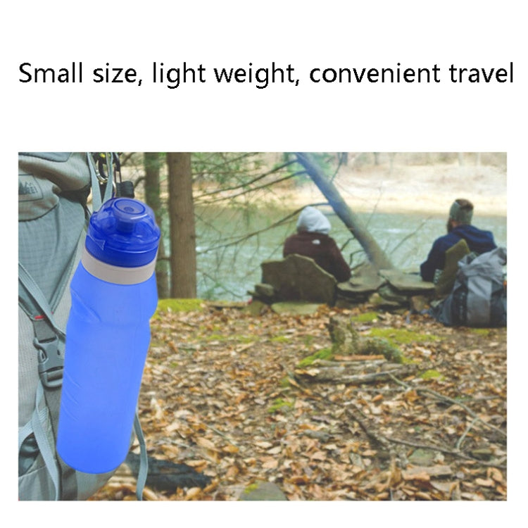 XC-282 600ml Silicone Folding Cup Out Camping Cycling Sports Kettle(Grapefruit Color) - Kettles by PMC TechLife | Online Shopping South Africa | PMC TechLife | Buy Now Pay Later Mobicred