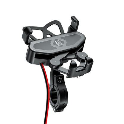 M10 2.4A Charging Version Kewig Motorcycle Electric Car Mobile Phone Navigation Waterproof Bracket - Holder by Kewig | Online Shopping South Africa | PMC Jewellery | Buy Now Pay Later Mobicred