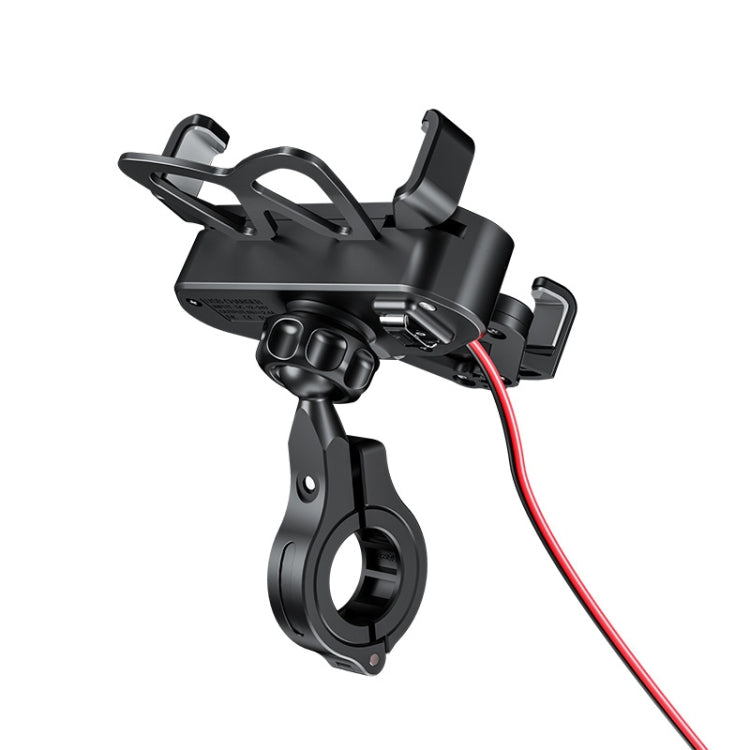 M10 2.4A Charging Version Kewig Motorcycle Electric Car Mobile Phone Navigation Waterproof Bracket - free shipping - PMC TechLife - Order now!