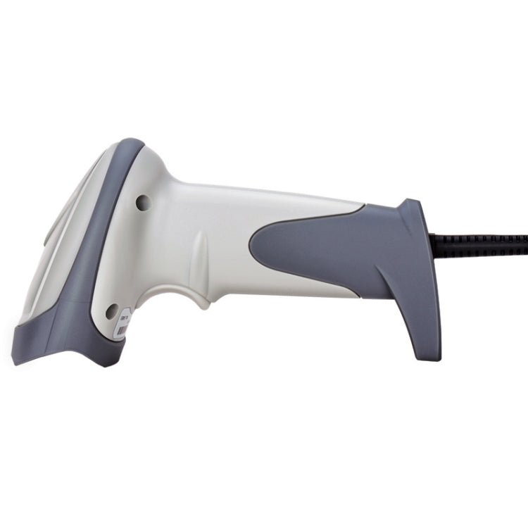 Deli 14883 Express Code Scanner Issuing Handheld Wired Scanner, Colour： White - Barcode Scanner by Deli | Online Shopping South Africa | PMC Jewellery | Buy Now Pay Later Mobicred