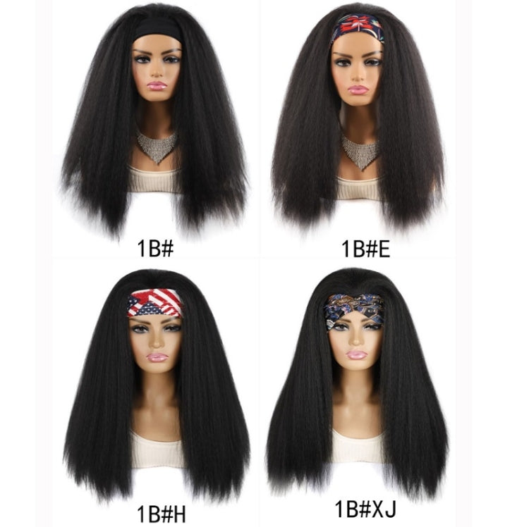Turban Headband Corn Beard Long Hair Wig Headgear, Color Classification: 1B # XJ - free shipping - PMC TechLife - Order now!