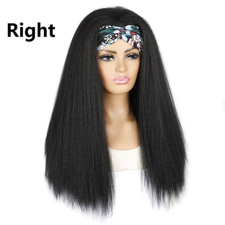 Turban Headband Corn Beard Long Hair Wig Headgear, Color Classification: 1B # XJ - free shipping - PMC TechLife - Order now!