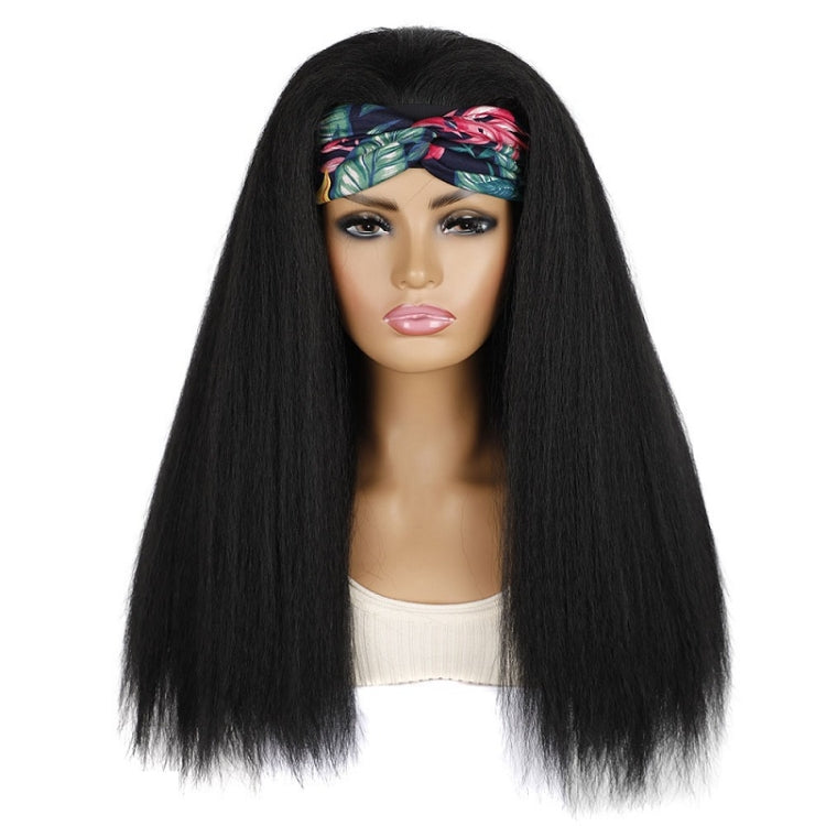 Turban Headband Corn Beard Long Hair Wig Headgear, Color Classification: 1B # XC - free shipping - PMC TechLife - Order now!