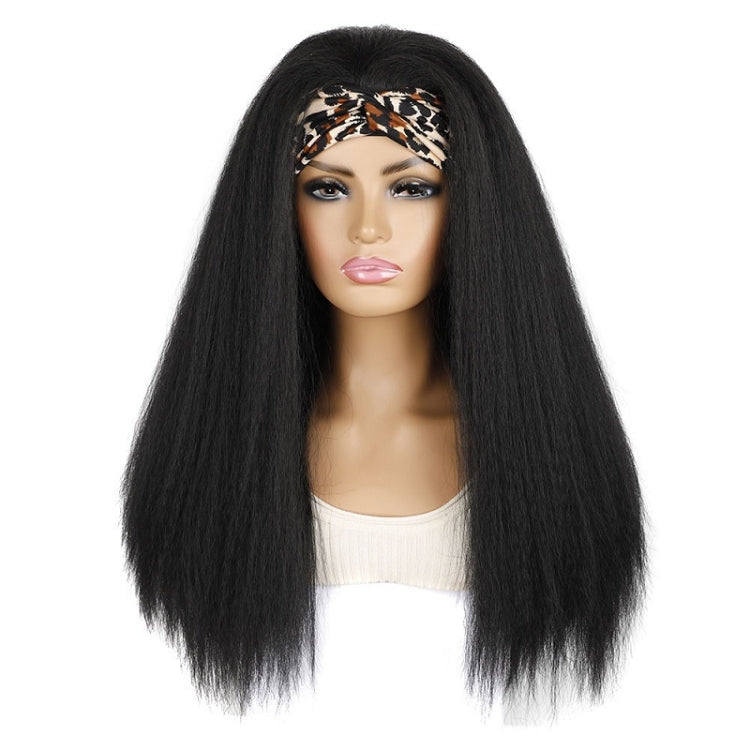 Turban Headband Corn Beard Long Hair Wig Headgear, Color Classification: 1B # XG - free shipping - PMC TechLife - Order now!