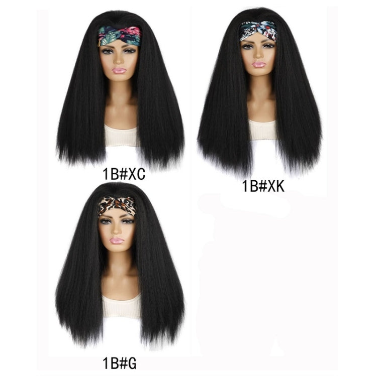 Turban Headband Corn Beard Long Hair Wig Headgear, Color Classification: 1B # XG - free shipping - PMC TechLife - Order now!