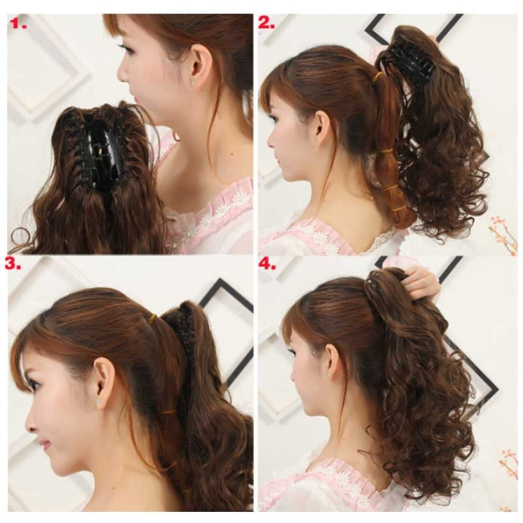 Women Curly Hair Short Ponytail Wig With Shark Clip(86M613 #) - free shipping - PMC TechLife - Order now!