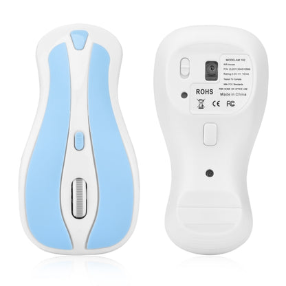 PR-01 1600 DPI 7 Keys Flying Squirrel Wireless Mouse 2.4G Gyroscope Game Mouse(White Blue) - Wireless Mice by PMC Jewellery | Online Shopping South Africa | PMC Jewellery | Buy Now Pay Later Mobicred