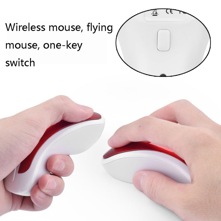 PR-01 1600 DPI 7 Keys Flying Squirrel Wireless Mouse 2.4G Gyroscope Game Mouse(White Blue) - Wireless Mice by PMC Jewellery | Online Shopping South Africa | PMC Jewellery | Buy Now Pay Later Mobicred