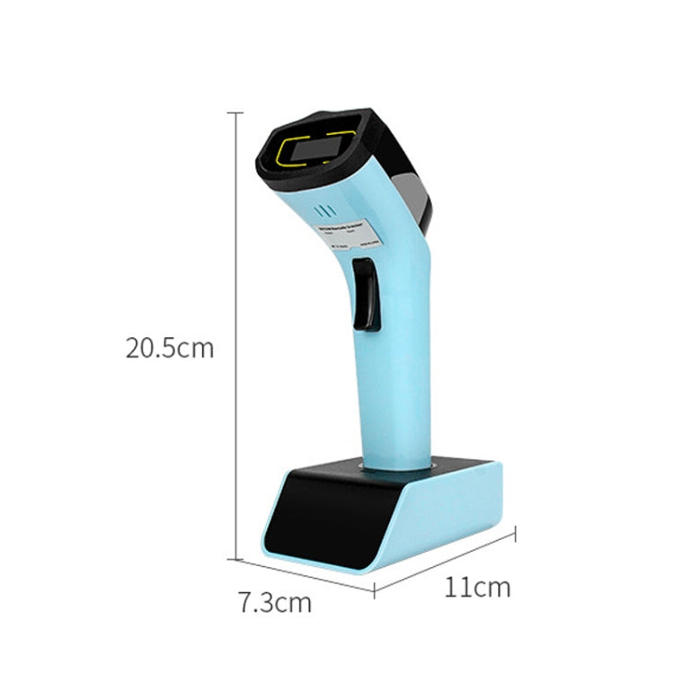 Handheld Barcode Scanner With Storage, Model: Wired Two-dimensional - Barcode Scanner by PMC Jewellery | Online Shopping South Africa | PMC Jewellery | Buy Now Pay Later Mobicred