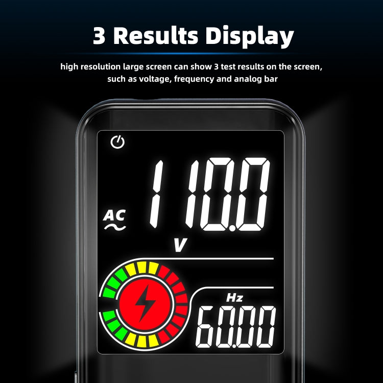 BSIDE Digital Multimeter 9999 Counts LCD Color Display DC AC Voltage Capacitance Diode Meter, Specification: S11 Recharge Version (Red) - Digital Multimeter by BSIDE | Online Shopping South Africa | PMC Jewellery | Buy Now Pay Later Mobicred